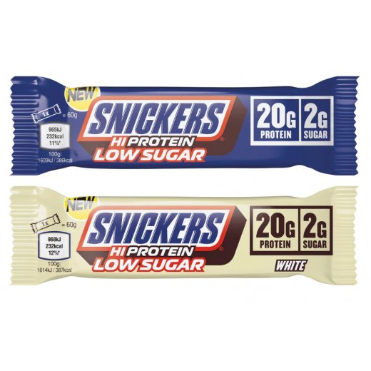 Snickers Hi Protein Low Sugar 57g White Chocolate