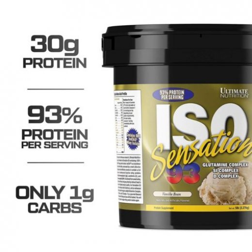 Ultimate Nutrition Iso Sensation 2270g Vanilla