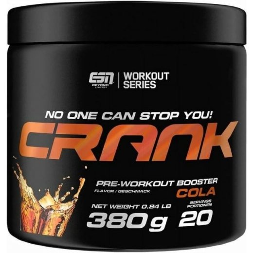 ESN Crank Pre Workout Booster 380g Cola