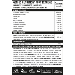 Genius Nutrition Extreme Fury 400g Sour Apple