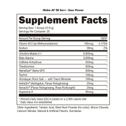 Bucked Up Woke AF Nootropic Pre-Workout