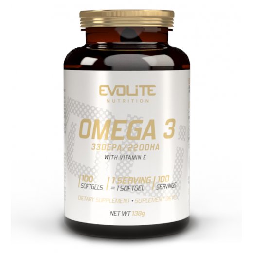 Evolite Nutrition Omega 3 330EPA/220DHA  100 Caps