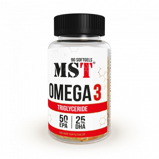 MST Nutrition Omega 3 Triglyceride 90 Caps 1000mg | 500 EPA / 250 DHA