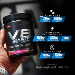 Vast Sports V8 Nitro Zero Caffeine 364g Pumpberry