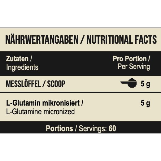 MST Nutrition L-Glutamine Pharm 300g Unflavored