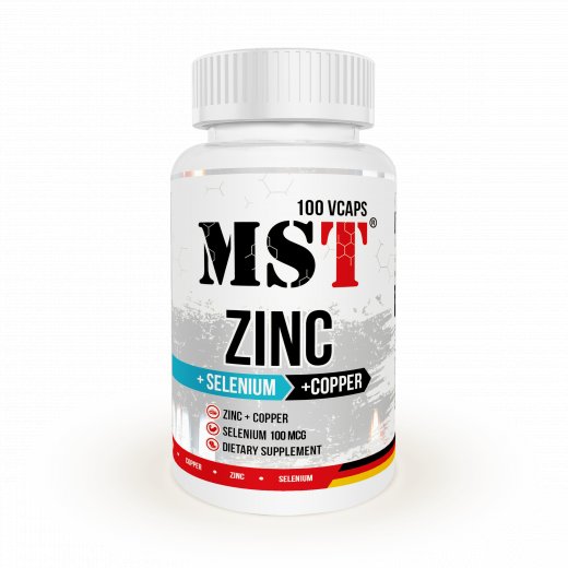 MST Nutrition Zinc + Selenium + Copper 100 Vege Caps