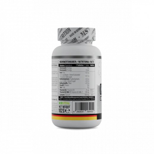 MST Nutrition Calcium Citrate D3 K2VITAL 60 Tab