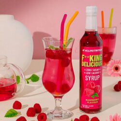 Allnutrition Fitking Delicious Syrup Zero 420ml Raspberry