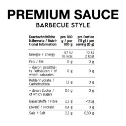 Inlead Nutrition Premium Sauce 350ml Barbecue Style
