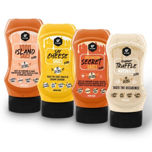 GoFitness Nutrition Zero Sauce 350ml  Say Cheese