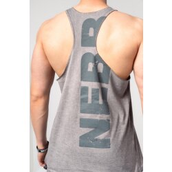 Nebbia Washed-off oversized-Tanktop MAX OUT 359 light grey