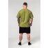 Nebbia Washed-off oversized T-Shirt HERITAGE 355 Green