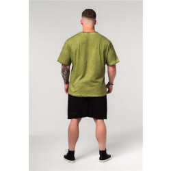 Nebbia Washed-off oversized T-Shirt HERITAGE 355 Green XL