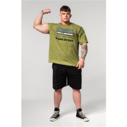 Nebbia Washed-off oversized T-Shirt HERITAGE 355 Green XL