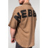 Nebbia Washed-off Oversized T-Shirt 90s THROWBACK 347 Light Brown M