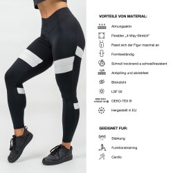 Nebbia Leggins mit hohem Bund TRUE HERO 244 Black S