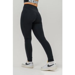Nebbia Fitness-Leggings mit hohem Bund GLUTE CHECK 613 Black XS