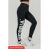 Nebbia Fitness-Leggings mit hohem Bund GLUTE CHECK 613 Black XS