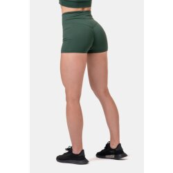 Nebbia Classic HERO High Waist Shorts 582 Dark Green