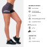 Nebbia Classic HERO High Waist Shorts 582 Dark Green XS