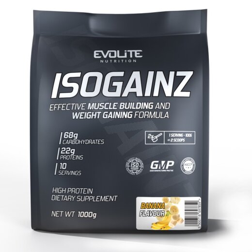 Evolite Nutrition Iso Gainz 1kg Hazelnut Cream