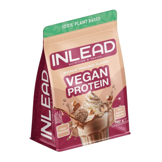 Inlead Nutrition Vegan Protein 500g Nougat Pralines
