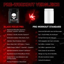 Black Focus Pro 3.0 400g Blue Raspberry