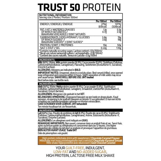 USN Trust Protein Fuel 500ml Chocolate
