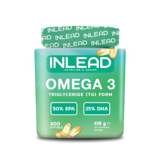 Inlead Nutrition Omega 3 500EPA / 250DHA 300 Softgels