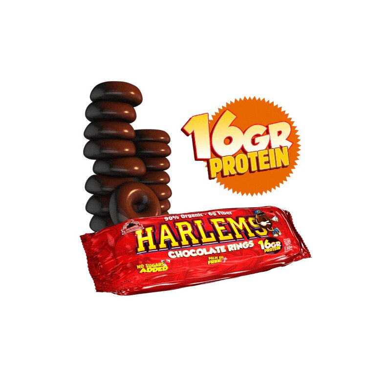 Max Protein Harlems Chocolate Rings 110g Dark Chocolate