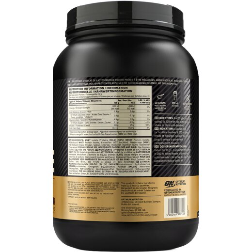 Optimum Nutrition Gold Standard Isolate 930g Chocolate