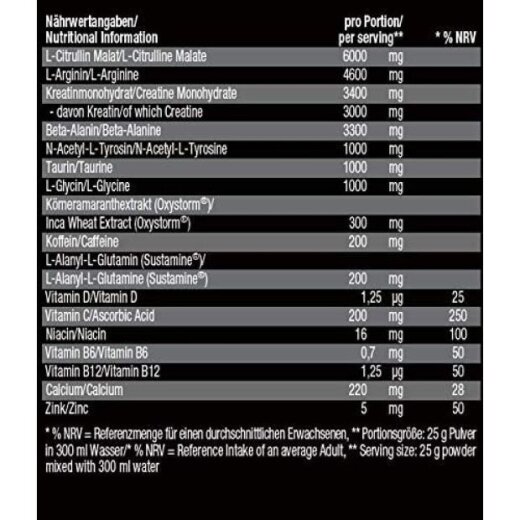 Weider Total Rush 2.0 375g Orange MHD 31.08.25
