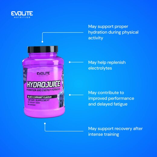 Evolite Nutrition Hydrojuice 1500g Black Currant