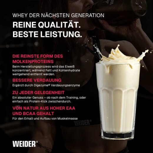 Weider Isolate Whey 100 CFM 2kg Schoko