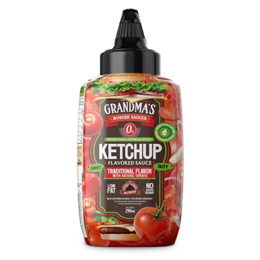 Max Protein Grandmas Salsa Ketchup Zero 290ml