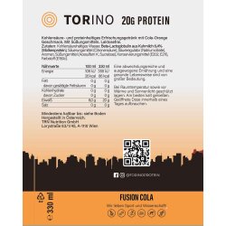 Torino 20g Protein Soft Drink 24x 330ml Fusion Cola