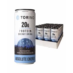 Torino 20g Protein Soft Drink 24x 330ml Absolute Energy