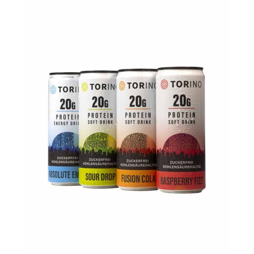 Torino 20g Protein Soft Drink Mix-Set (4 x 330 ml)