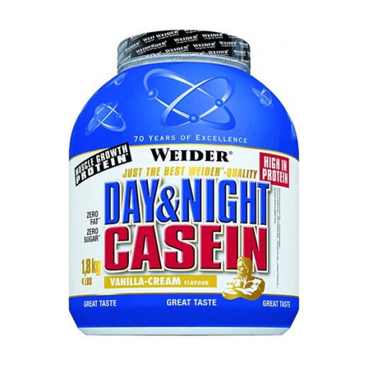Weider Day and Night Protein Casein 1,8kg Chocolate Cream