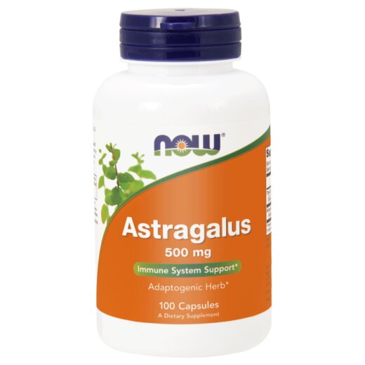 NOW Foods Astragalus 500 mg – 100 Kapseln