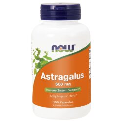 NOW Foods Astragalus 500 mg – 100 Kapseln