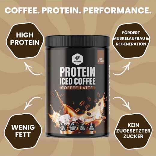GoFitness Nutrition Protein Iced Coffee 900g Vanilla Brew