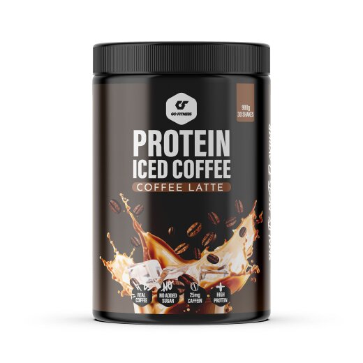 GoFitness Nutrition Protein Iced Coffee 900g Coffe Latte