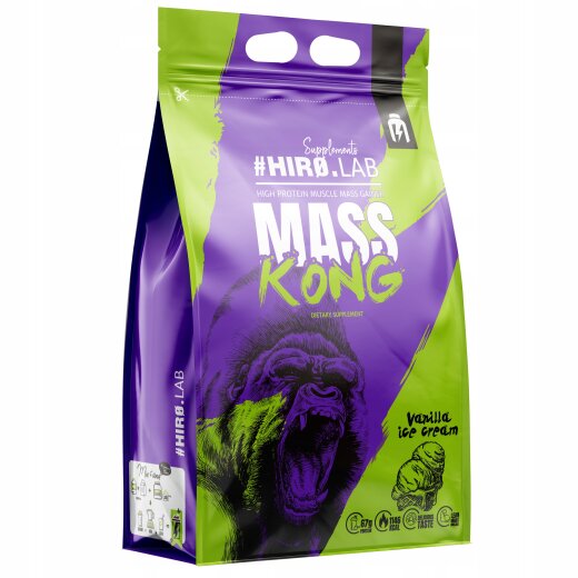 Hiro Lab Mass KONG – 3000 g Mass Gainer Strawberry