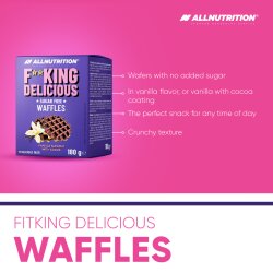 Allnutrition Fitking Delicious Waffles 150-180g