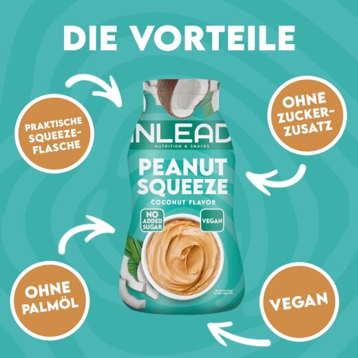 Inlead Nutrition Peanut Squeeze 520g Chocolate
