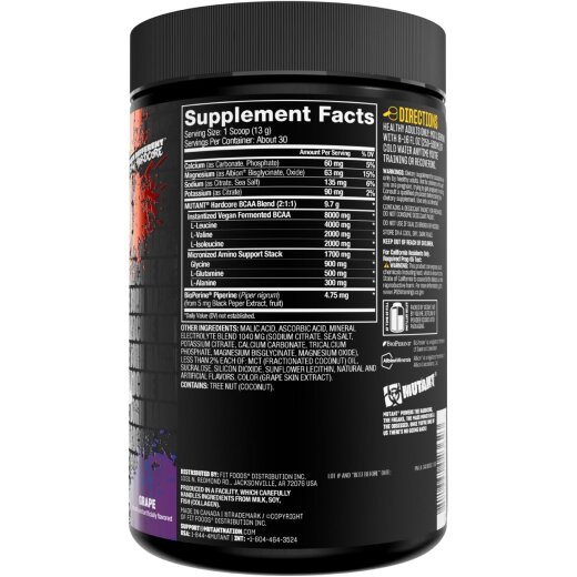 Mutant Hardcore BCAA - 390 g Watermelon