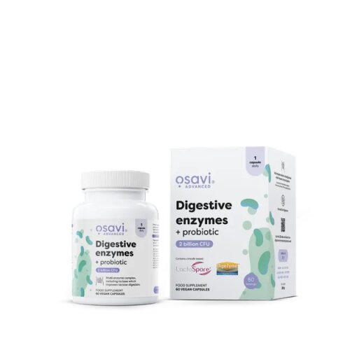Osavi Digestive Enzymes + Probiotic - 60 Vege Caps