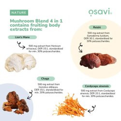Osavi Mushroom Blend 4 in 1 - 180g