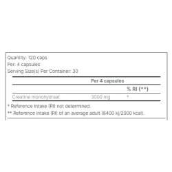 Applied Nutrition Creatine 3000 - 120caps